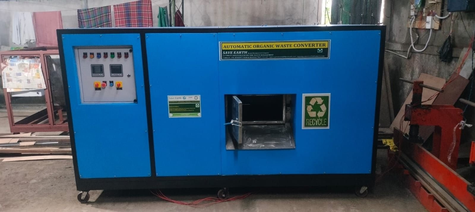 2. Semi-Automatic Composting Machine